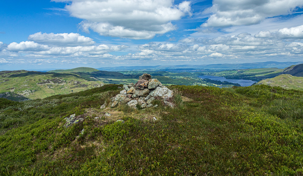 Birk Fell's summit cairn Birk Fell's summit cairn